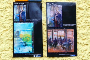 Erinnerungstafeln an den Berliner Künstler Otto Nagel
